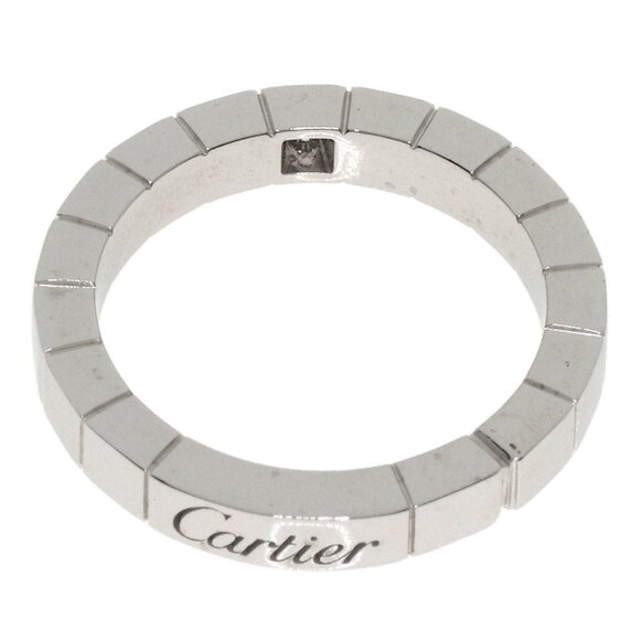 CARTIER 18k White Gold Diamond Lanier Ring - Picture 4 of 10